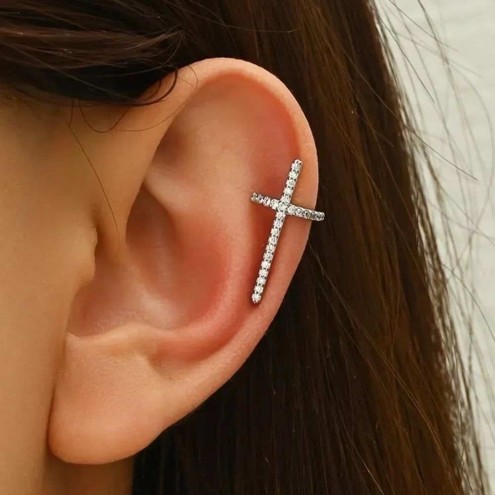Cross Ear Cuff #2396